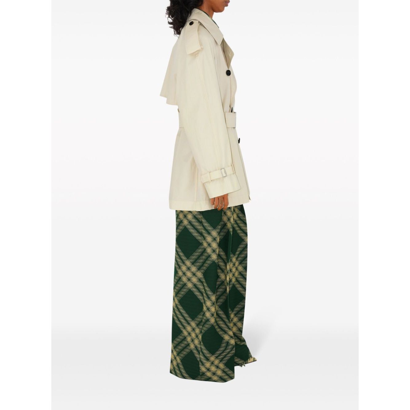 Burberry Short Belted Trench Coat Jackets