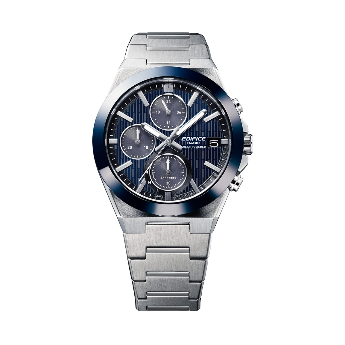 CASIO EDIFICE Mod. SOLAR POWERED CHRONOGRAPH - BLUE