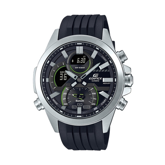 CASIO EDIFICE Mod. SPORT Bluetooth wristwatch with stainless steel case and resin strap, water resistant up to 10 ATM.