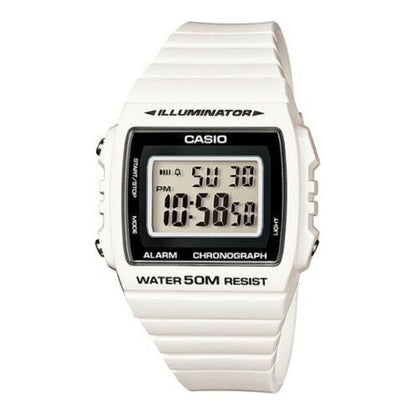 CASIO TIMELESS COLLECTION Mod. SPORT ILLUMINATOR WR 50M. ALARM. CHRONOGRAPH - WHITE WATCHES
