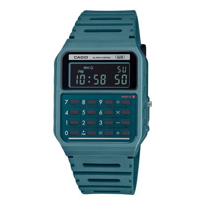 CASIO VINTAGE Mod. CALCULATOR EDGY COLLECTION - FOREST GREEN WATCHES