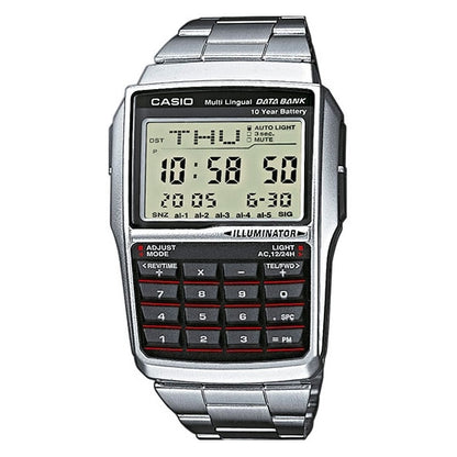 CASIO VINTAGE Mod. DATABANK CALCULATOR - SILVER WATCHES