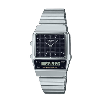 CASIO VINTAGE Mod. EDGY COLLECTION RETRO DIAL - BLACK WATCHES