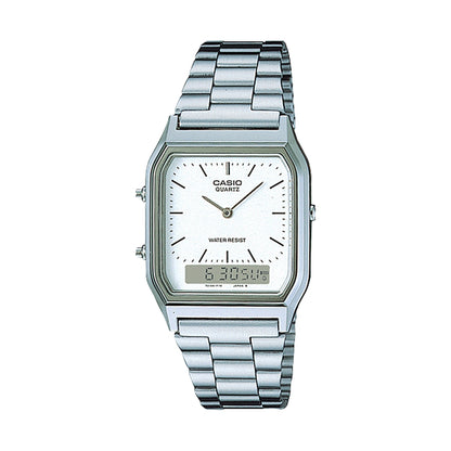 CASIO VINTAGE Mod. EDGY COLLECTION SUNRAY DIAL - WHITE WATCHES