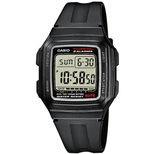 CASIO VINTAGE Mod. ILLUMINATOR 10 YEARS BATTERY - BLACK WATCHES