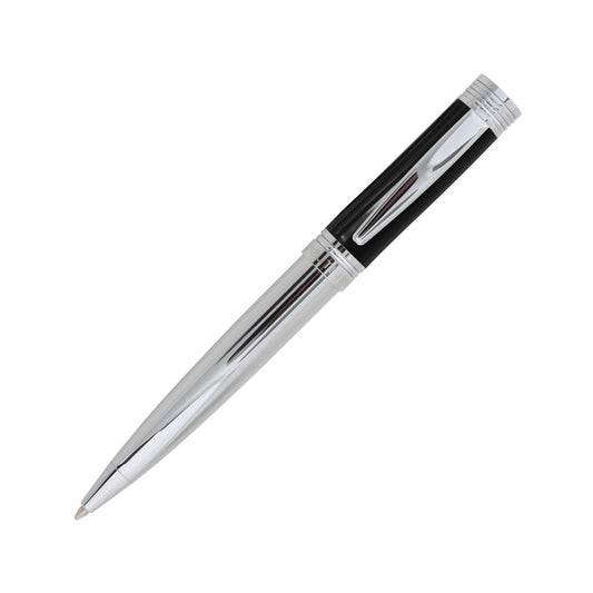CERRUTI WRITING FASHION ACCESSORIES Mod. NS5554 luxury pen with black and silver design.