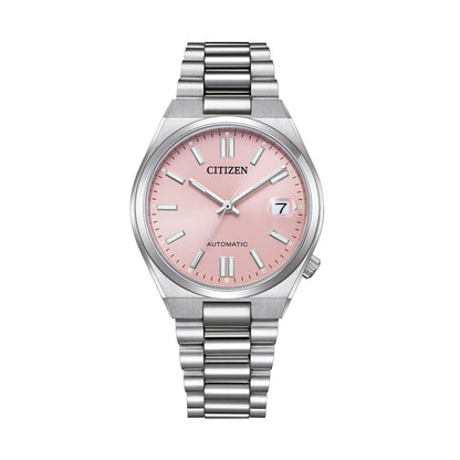 CITIZEN MOD. NJ0200-50Z watch with pink dial and metal bracelet