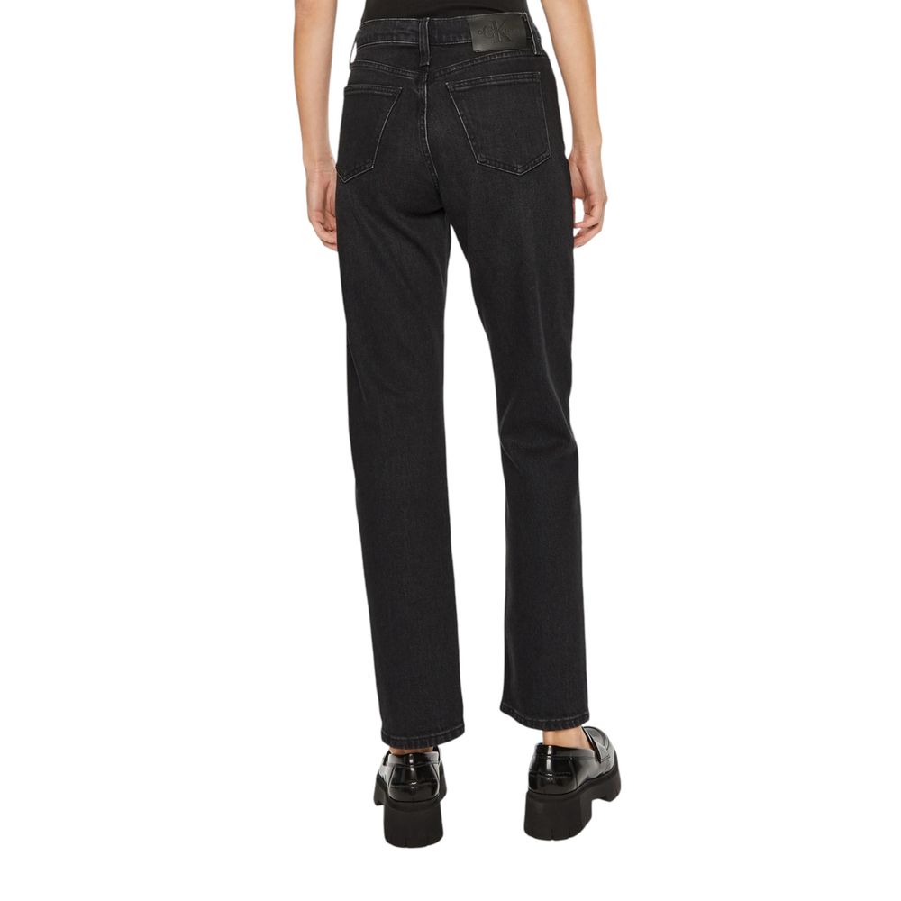 Calvin Klein Jeans Black Cotton Mom Jeans