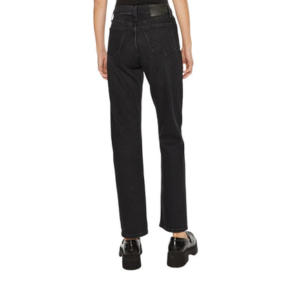 Calvin Klein Jeans Black Cotton Mom Jeans