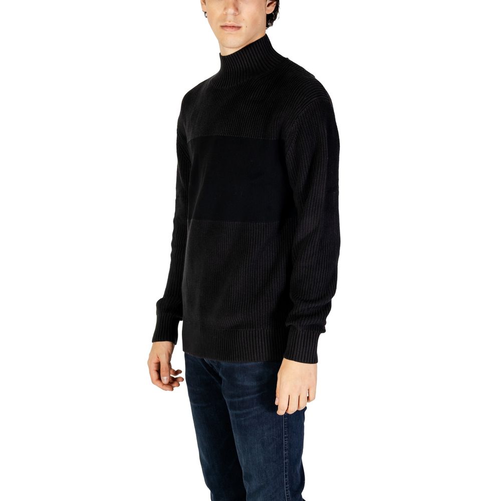 Calvin Klein Jeans Black Cotton Sweatshirt