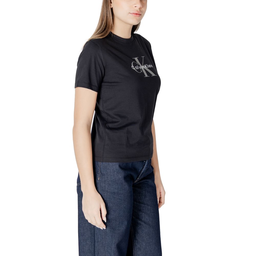 Calvin Klein Jeans Black Cotton T-Shirt