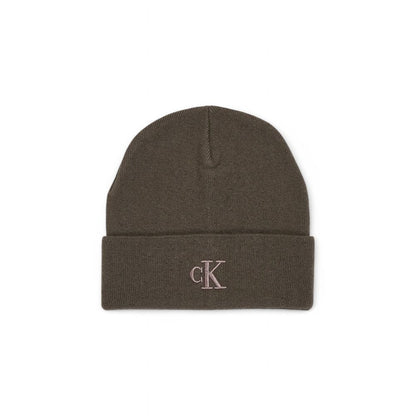 Calvin Klein Jeans Brown Wool Cap (Baseball Hat)