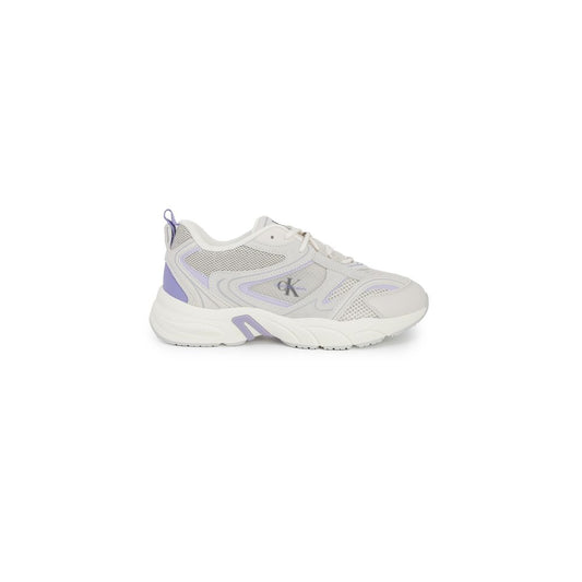 Calvin Klein Jeans Purple Leather Athletic Sneakers