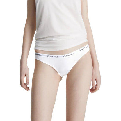 Calvin Klein Underwear White Cotton Pantie
