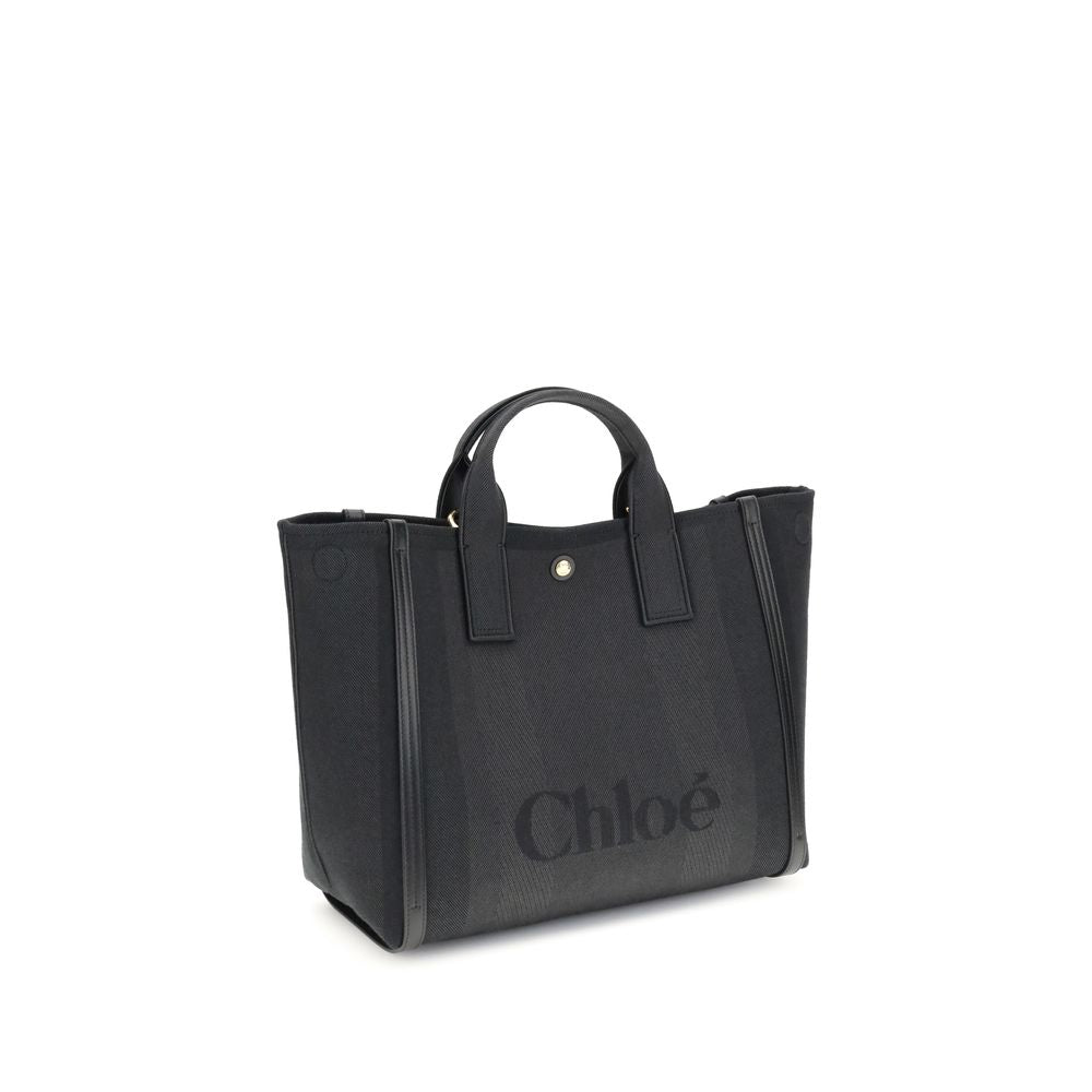 Chloé Black Cotton Handbag