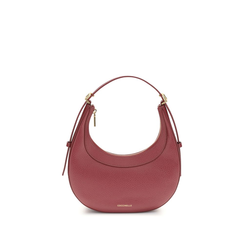 Coccinelle Red Calf Leather Bos Taurus Shoulder Bag
