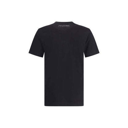 Comme Des Garçons Black Cotton T-Shirt with minimal back logo and crew neck, short sleeves, regular fit, 100% cotton, AW25 collection.