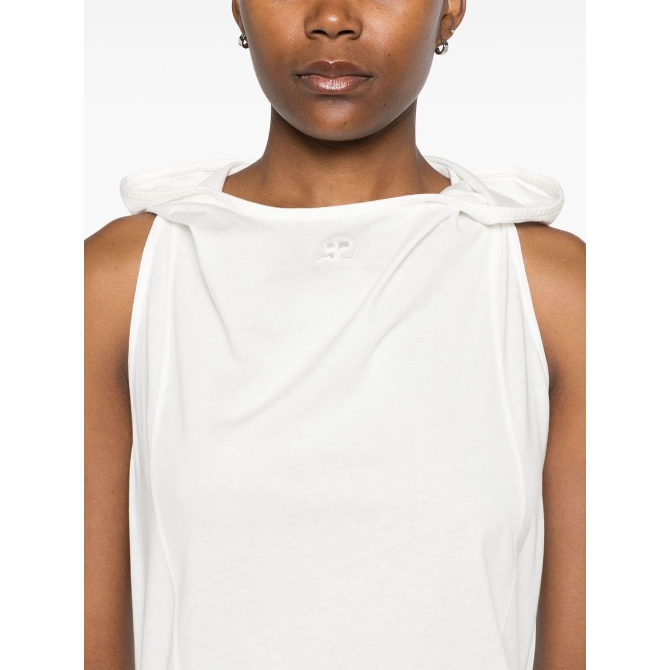 Courreges Top White Topwear