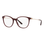 DOLCE & GABBANA MOD. DG 3363 acetate lady eyeglasses, stylish designer eyewear in burgundy for women