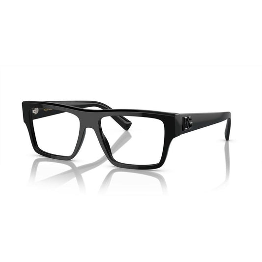DOLCE & GABBANA MOD. DG 3382 acetate glasses for gents, displayed in sleek black design.