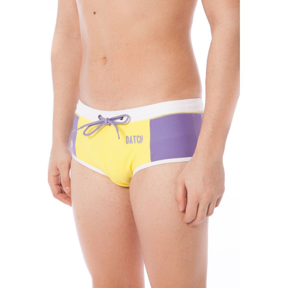 Datch Giallo Poliammide Men Swim Brief