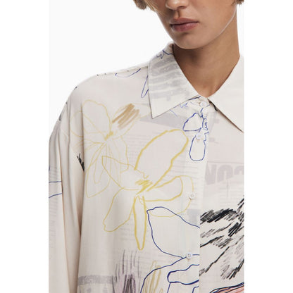 Desigual Bianco Cotton Women Shirt