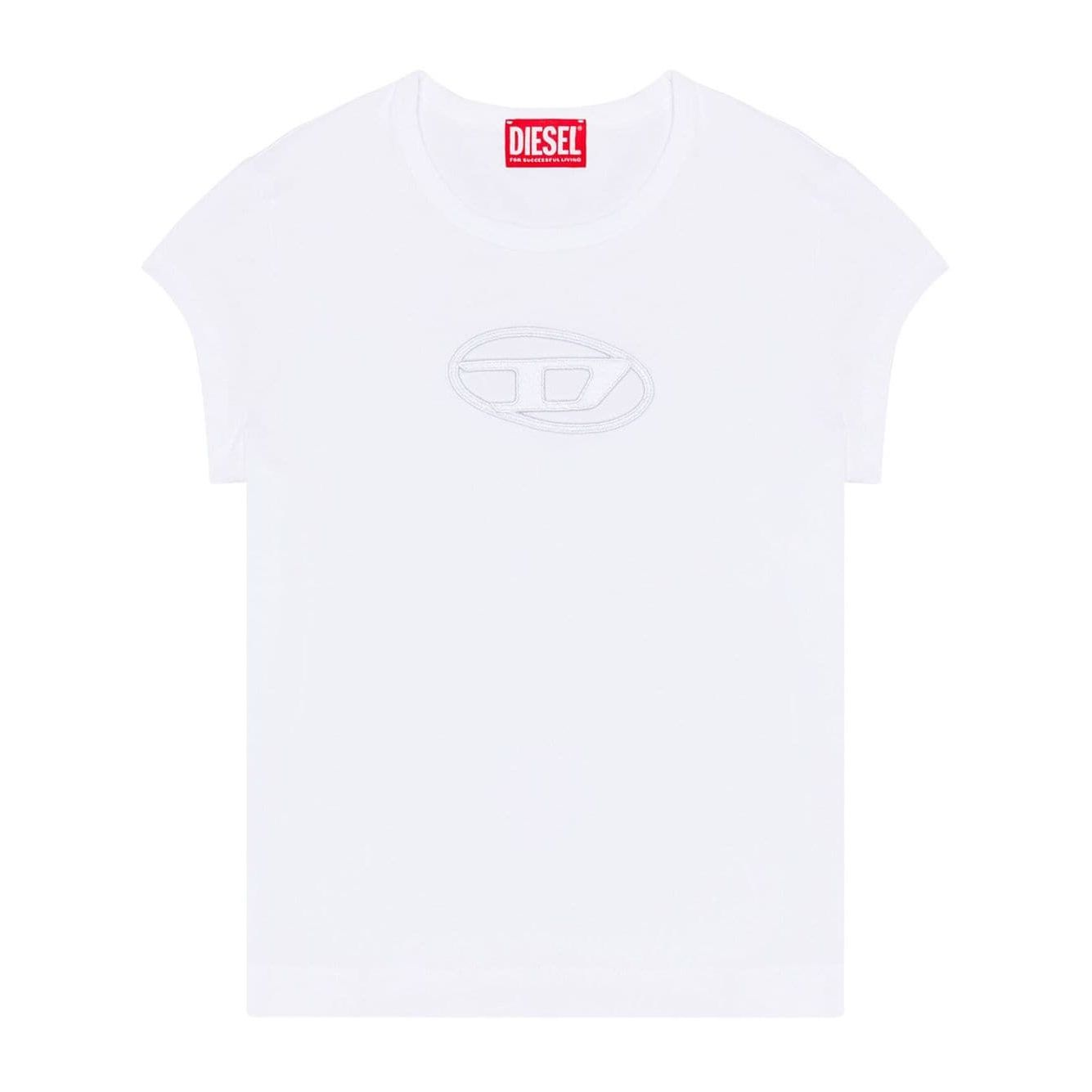 Diesel T-shirts and Polos White Topwear