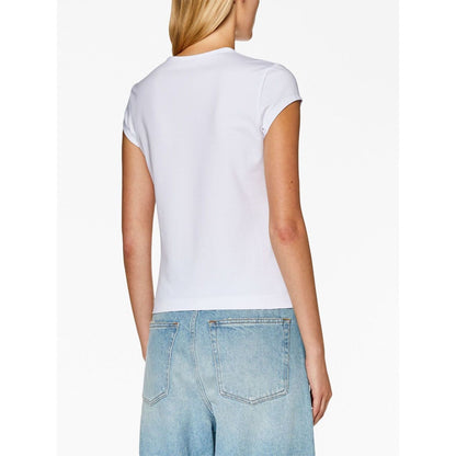 Diesel T-shirts and Polos White Topwear