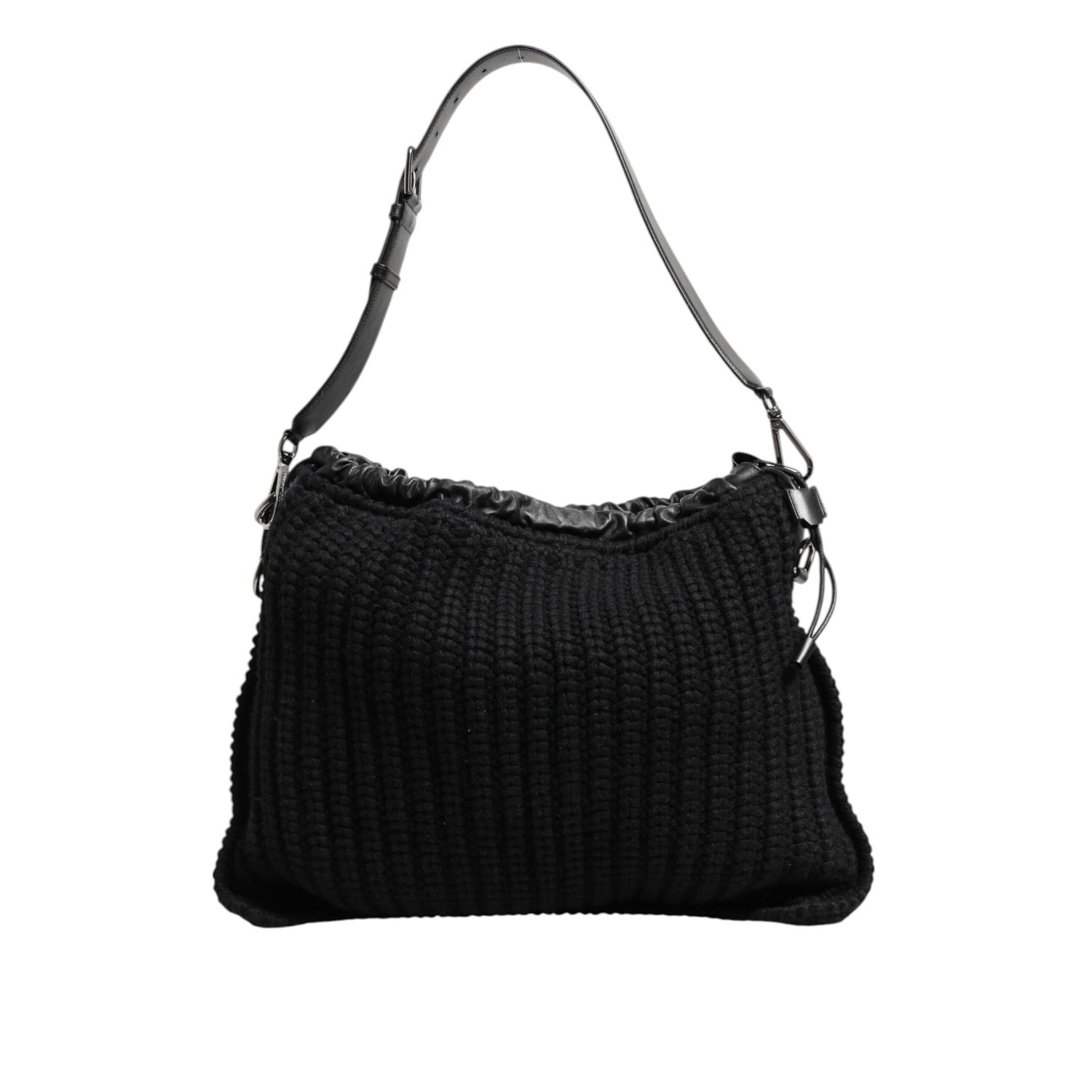 Front view with bag zipped and handles upright.