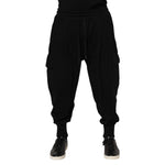 Dolce & Gabbana Black Cotton Logo Jogger Sweatpants Pants