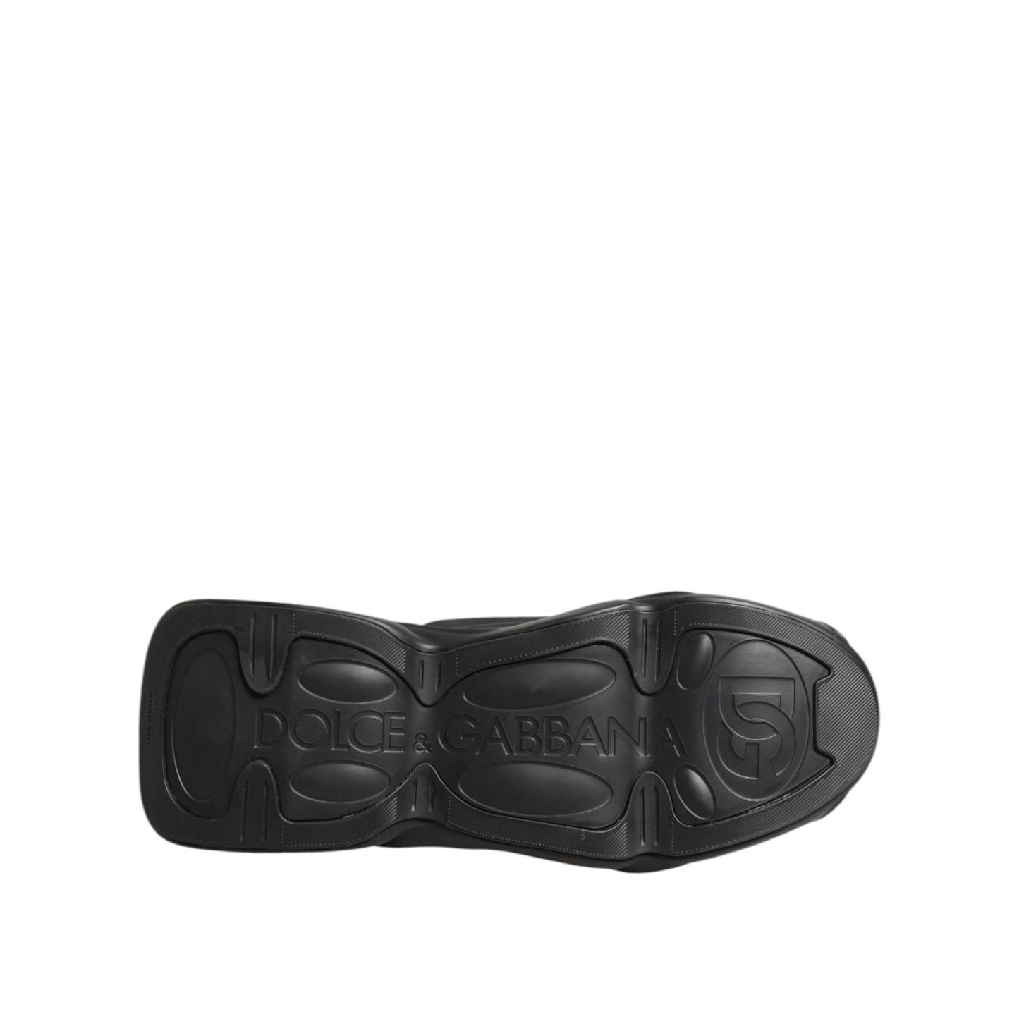 Dolce & Gabbana Black Lace Up Wave Low Top Men Sneaker Shoes