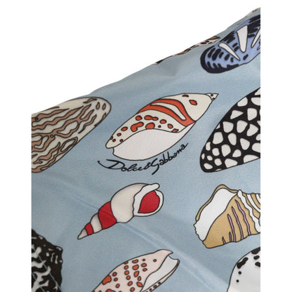Dolce & Gabbana Blue Seashell Print Nylon Men Shorts Swimwear