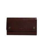 Dolce & Gabbana Brown Leather Logo Embossed Crossbody Bag