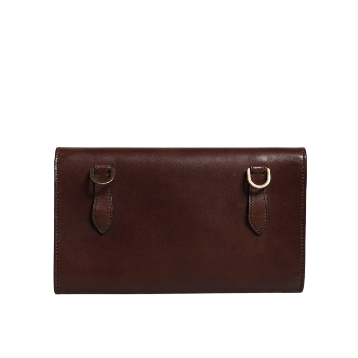 Front view with bag zipped and handles upright.