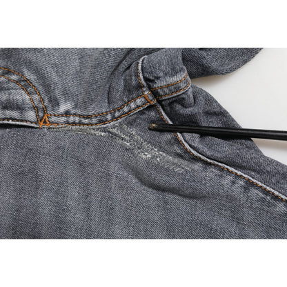 Dolce & Gabbana Dark Gray Cotton Stretch Skinny Denim Jeans