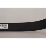 Dolce & Gabbana Beige Velvet Leather Gold Tone Metal Buckle Belt Dolce & Gabbana Dark Gray