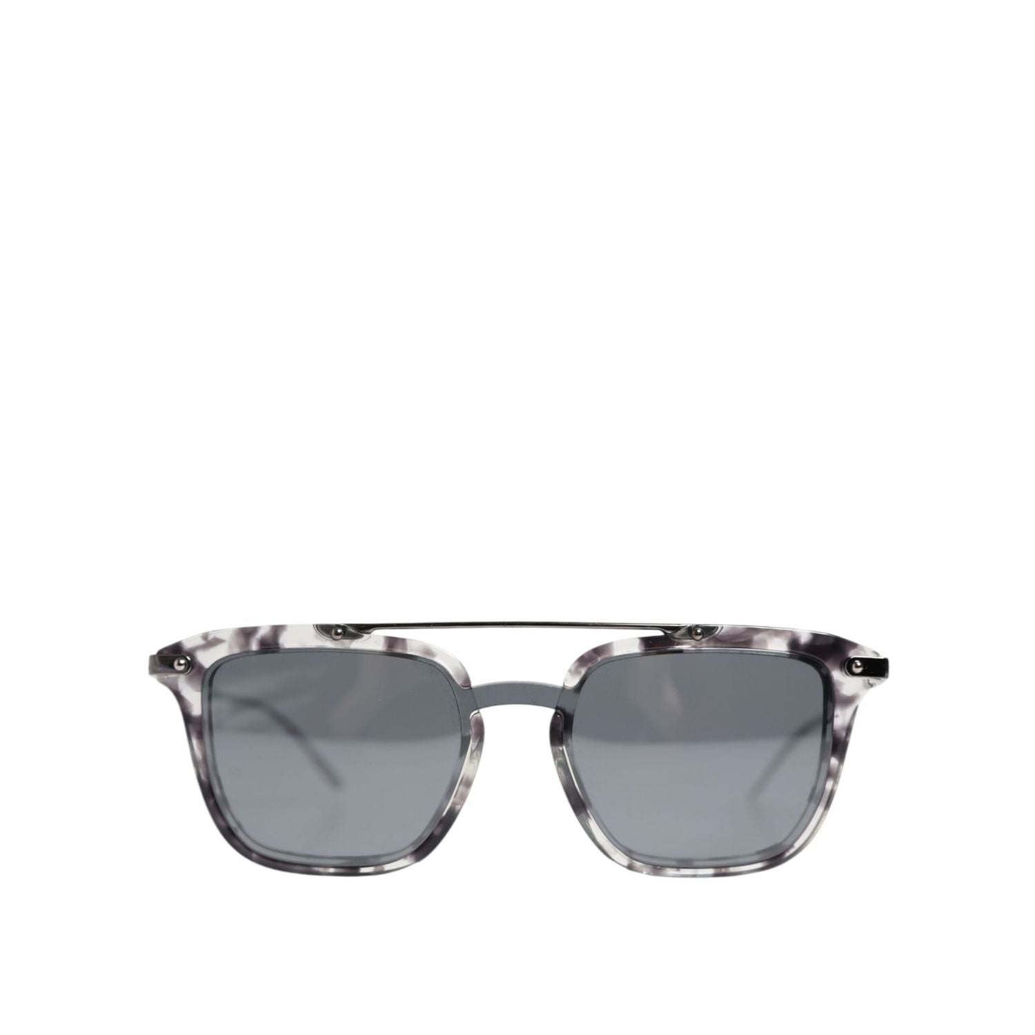 Dolce & Gabbana Gray Havana Acetate Square DG4327 Eyewear Sunglasses