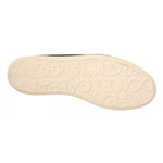 Sole of Dolce & Gabbana Gray Wool Cotton Casual High Top Sneakers showcasing rubber sole and logo details, made in Italy.