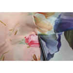 Dolce & Gabbana Multicolor Floral Patchwork Silk Ascot Collar Top