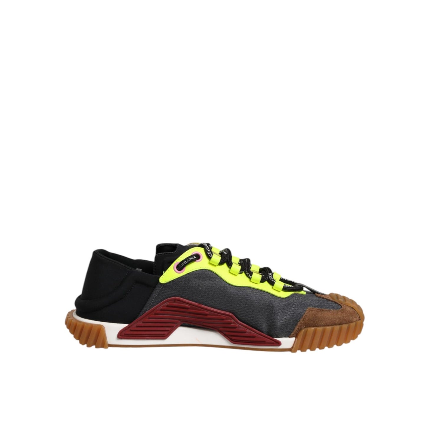 Dolce & Gabbana Multicolor Nylon Low Top NS1 Sneakers Shoes with flexible sole, modern detailing in lightweight nylon.