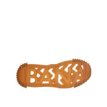 Bottom view of Dolce & Gabbana Multicolor Nylon Low Top NS1 Sneakers Shoes sole with brand detailing