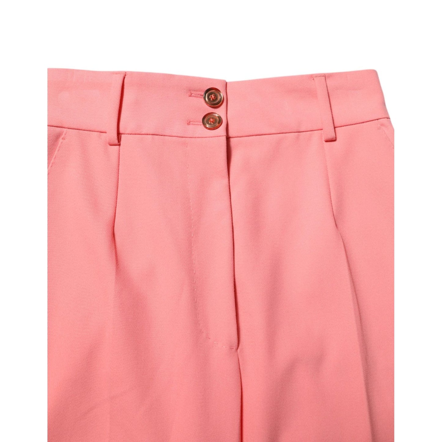 Dolce & Gabbana Pink High Waist Tapered Dress Pants