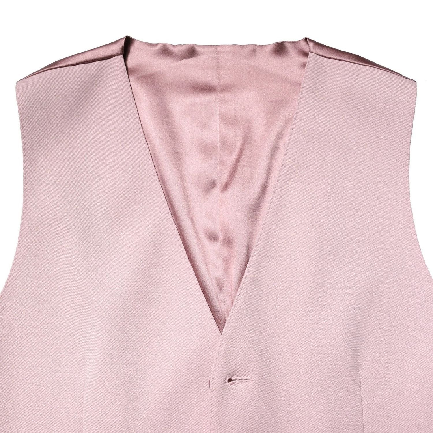 Dolce & Gabbana Pink Wool Dress Formal Men Waistcoat Vest