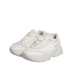 Dolce & Gabbana White Daymaster Low Top Sneaker Shoes made of calf leather and nylon with rubber sole