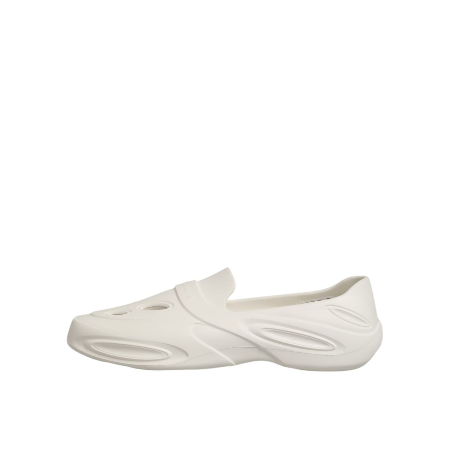 Dolce & Gabbana White Rubber Slides Low Top Sneakers Shoes