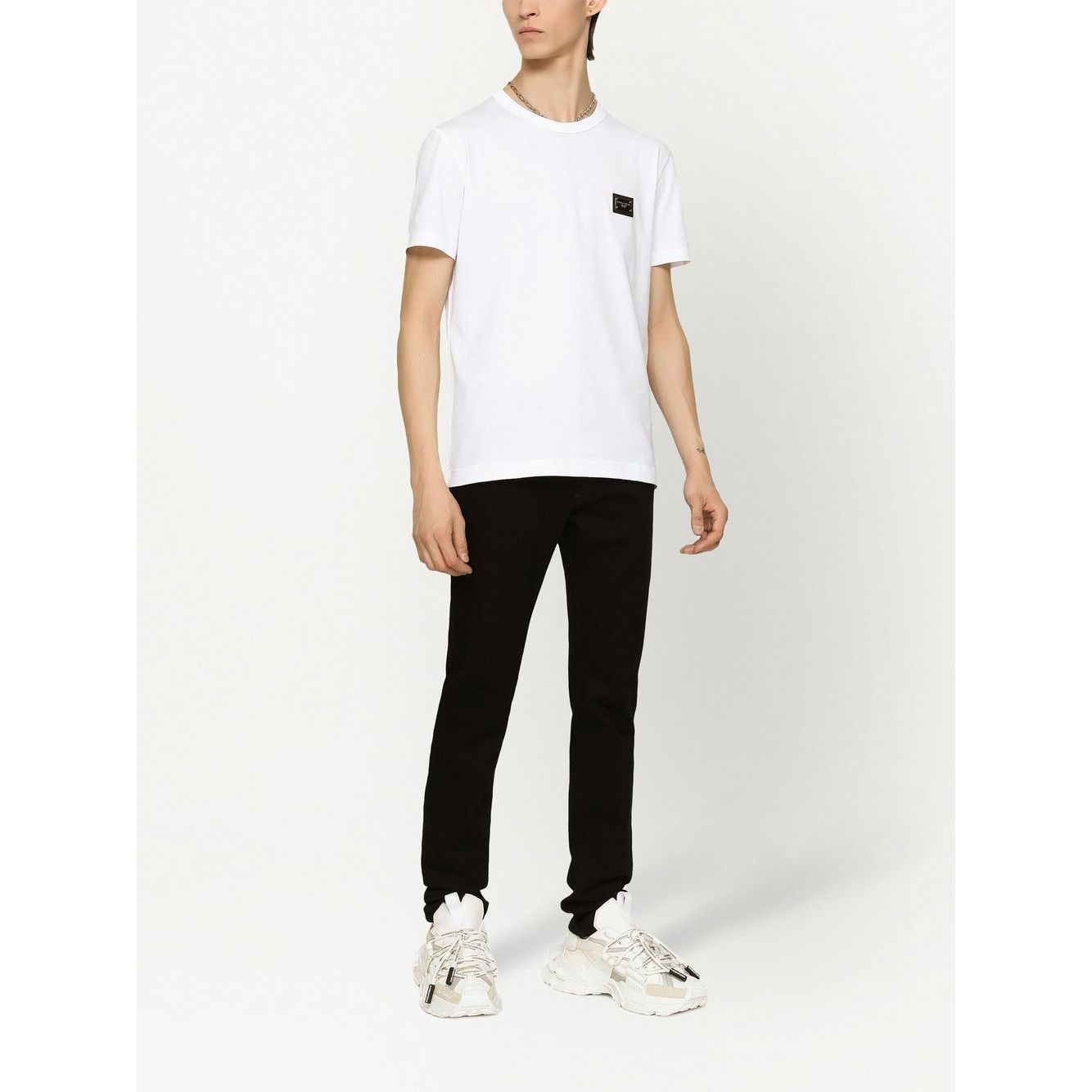 Dolce & Gabbana logo-tag Cotton T-shirt