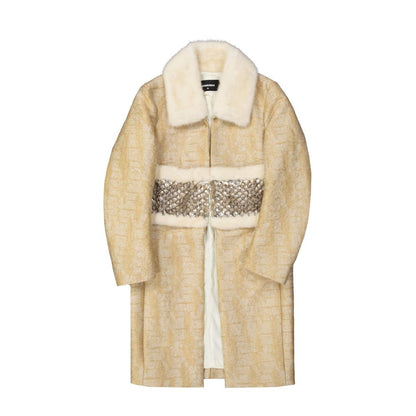 Dsquared² Beige Polyamide Coat