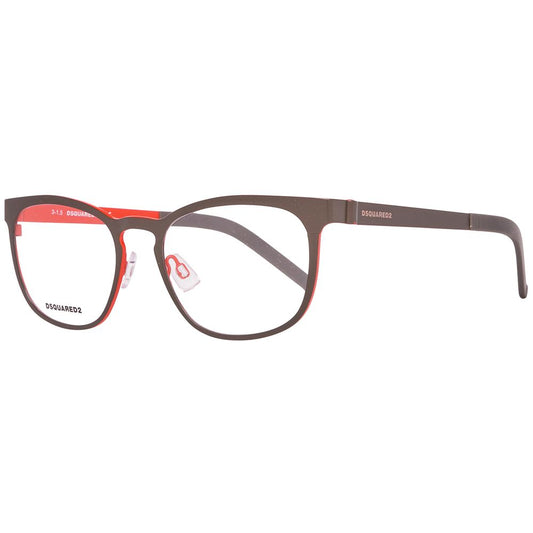 Dsquared² Bicolor Metal Glasses (Frames) - Women's eyewear DQ5184-020-51 with FLOCK color, metal material, Category 3.