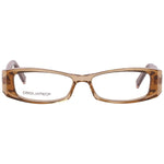 Front view of Dsquared² Brown Plastic Frames in brown color, model DQ5020-045-51, featuring polarized lenses. Size: 51/14/135 mm.