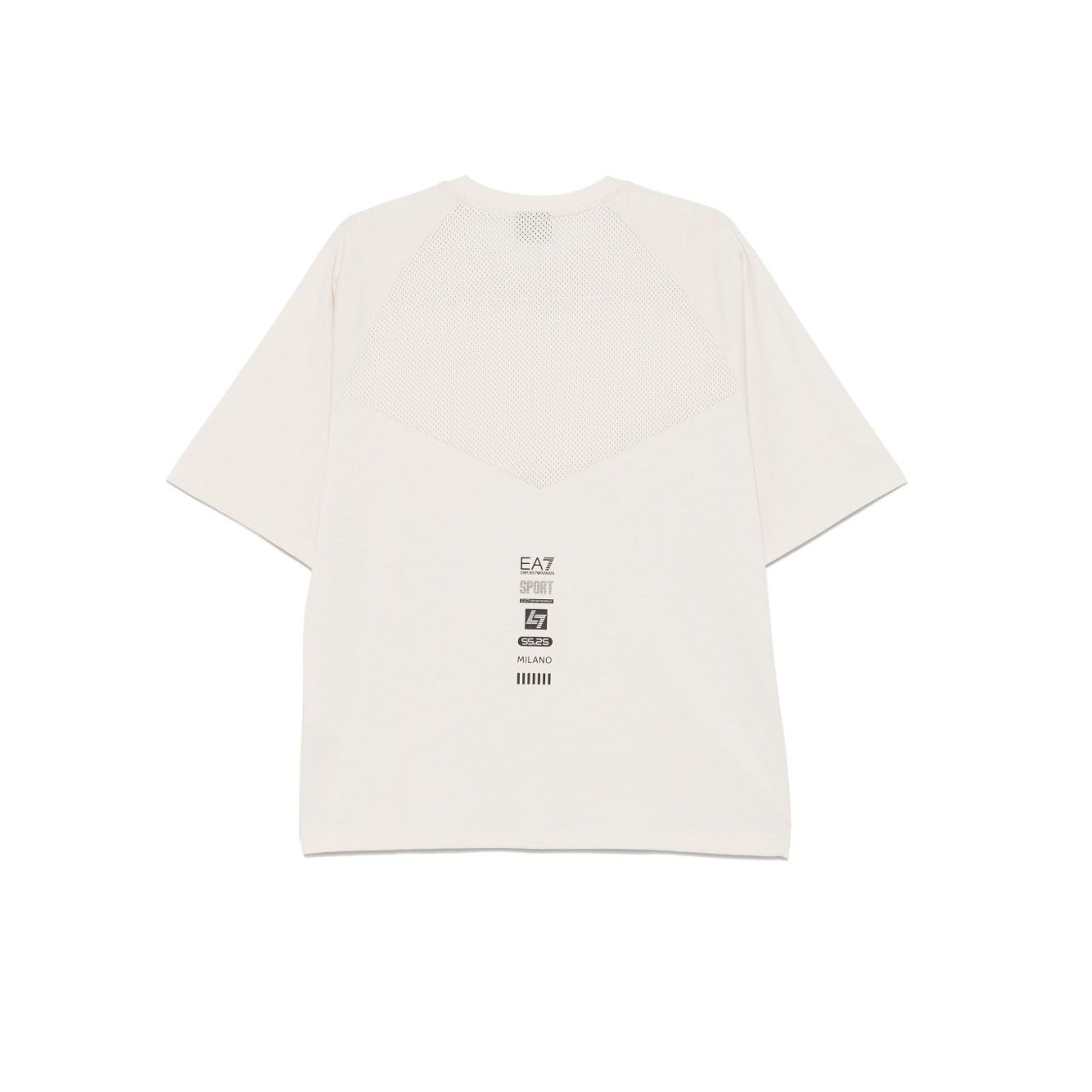 EA7 T-shirts and Polos Beige Topwear